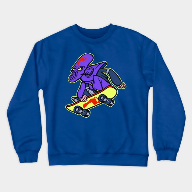 Foot skater Crewneck Sweatshirt by dannyrumbl